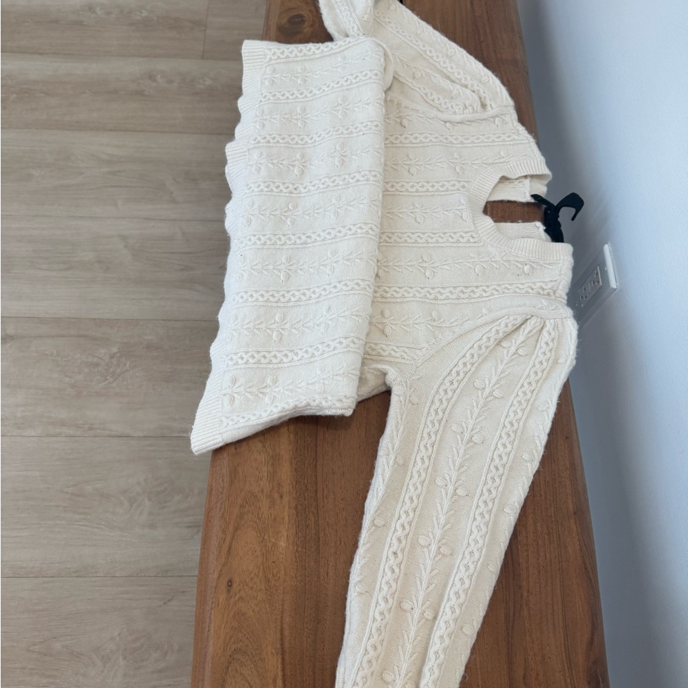 LOFT Ivory Knit Sweater